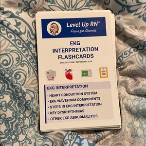 Cathy parkes levelup RN flashcards-EKG